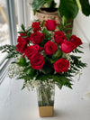 Red Rose Vase