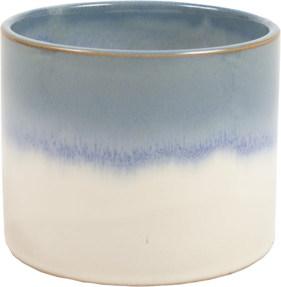 Blue Reactive Glaze Ceramic 4"