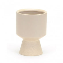  Small Cream Pot with Tapered Base